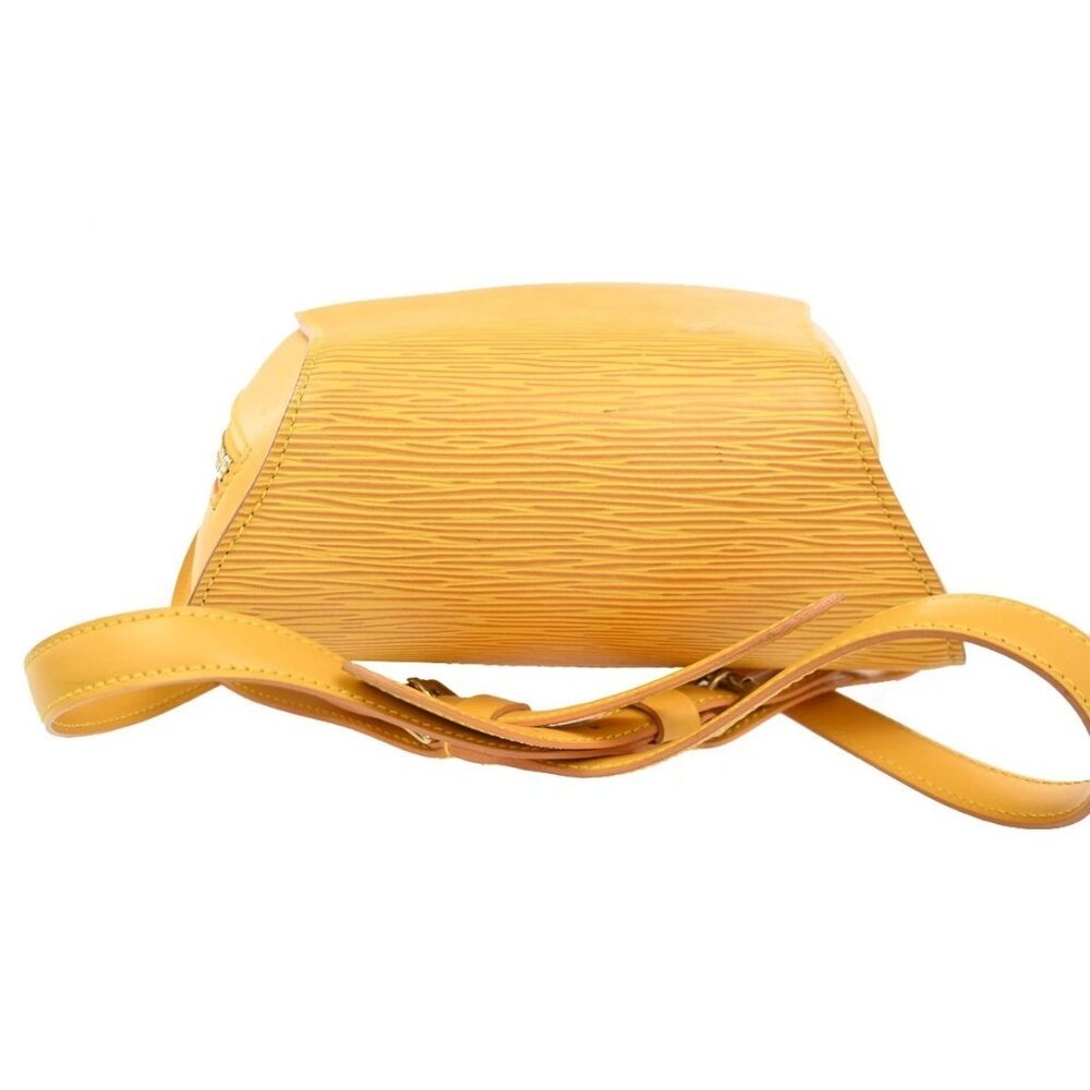 LOUIS VUITTON Logo Mabillon Backpack Bag Epi leather Yellow GHW M52239 82KC352 - Picture 6 of 15